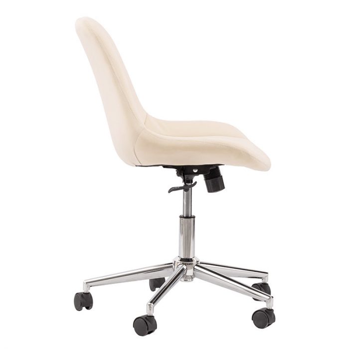 Офісне крісло Szchara Pietro бежеве оксамитове Стильне рішення - Зображення 2