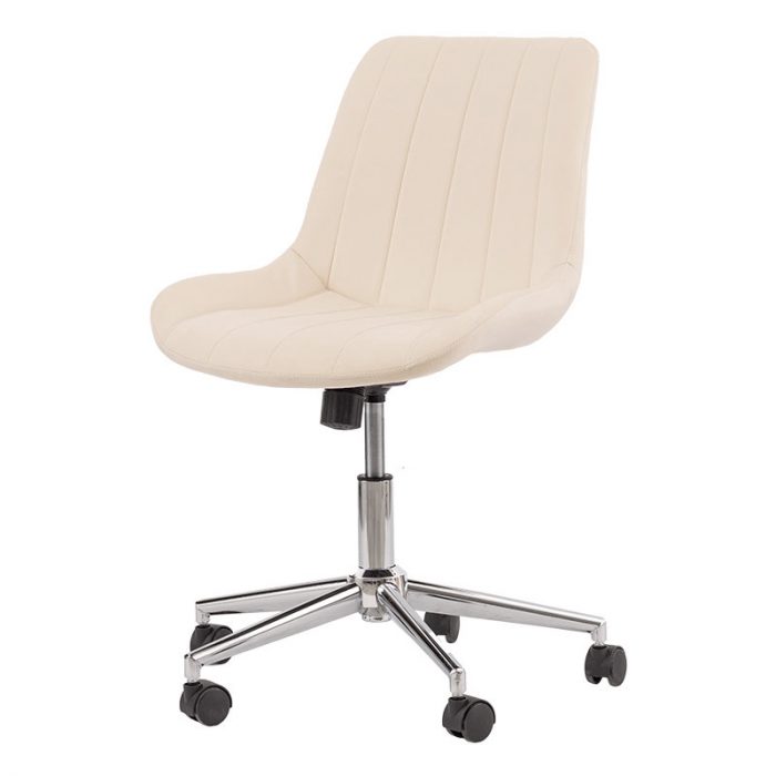 Офісне крісло Szchara Pietro бежеве оксамитове Стильне рішення - Зображення 4