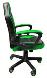 Ігрове крісло COBRA JUNIOR, зелений і чорний - Зображення 3