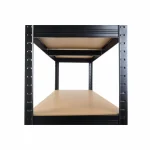 Металевий стелаж FUNFIT 180x 90x40 см на 5 полиць 875 кг. чорний - Зображення 5