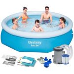 Надувний басейн Bestway 57270, 305 х 76 см з фільтруючим насосом-комфорт і чистота у вашому дворі