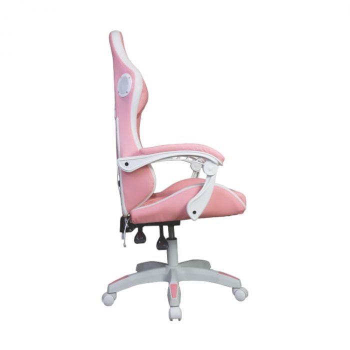 Ігрове крісло RGB + BT з колонками WS8151 Pink - Зображення 8