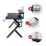 ІГРОВИЙ СТІЛ Huzaro hero 5.0 RGB Стиль, комфорт та яскраві LED-підсвічування для геймерів - Зображення 9