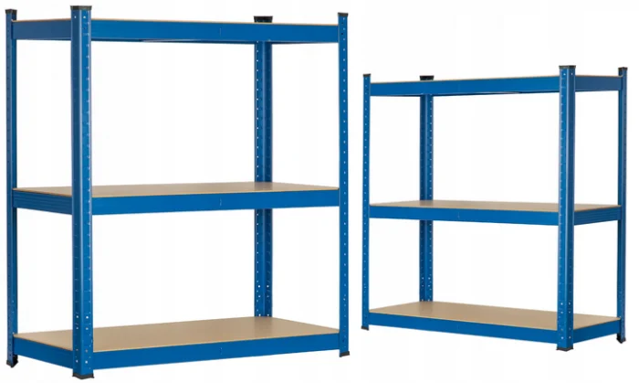 Металевий стелаж Humberg 180x90x40 см синій 5 полиць - Зображення 3