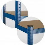 Металевий стелаж Humberg 180x90x40 см синій 5 полиць - Зображення 5