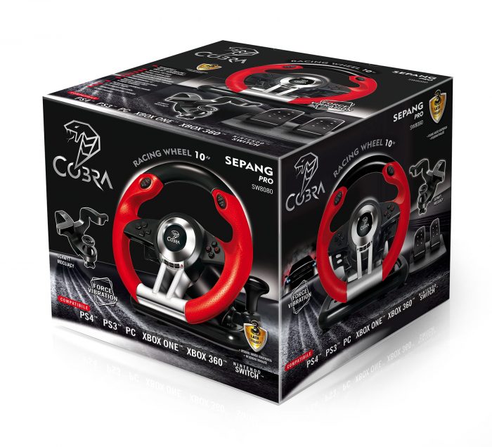 Ігрове кермо Руль Cobra SW8080 PRO SEPANG PS4/XBOX ONE/PS3/PC - Зображення 5