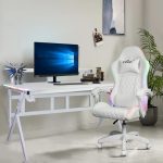 Ігрове крісло RGB + BT з колонками WS8153 White - Зображення 2