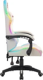 Ігрове крісло Defender Energy White, біла еко-шкіра Максимальний комфорт та стиль - Зображення 2