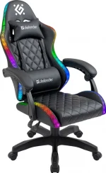 Ігрове крісло Defender Energy, чорний, екошкіра - Зображення 3