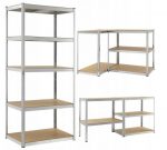 Металевий стелаж FUNFIT 180x 100x60 см на 5 полиць 1000 кг.