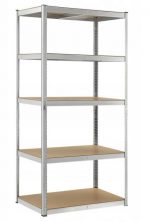 Металевий стелаж FUNFIT 180x 90x40 см на 5 полиць 875 кг. чорний - Зображення 7