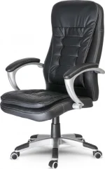 Обертовий стілець CERLO чорний з сірим Стиль та комфорт - Зображення 2