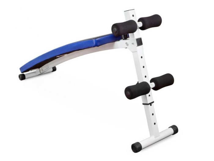 Похила тренувальна лава Neo-sport НС-05 синій з чорним для комфортних та результативних тренувань - Зображення 4