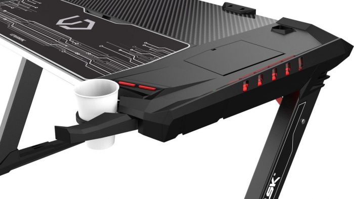 Геймерський  стіл Ultradesk ROCKET 128 см чорний Ідеальний вибір для сучасного офісу - Зображення 7