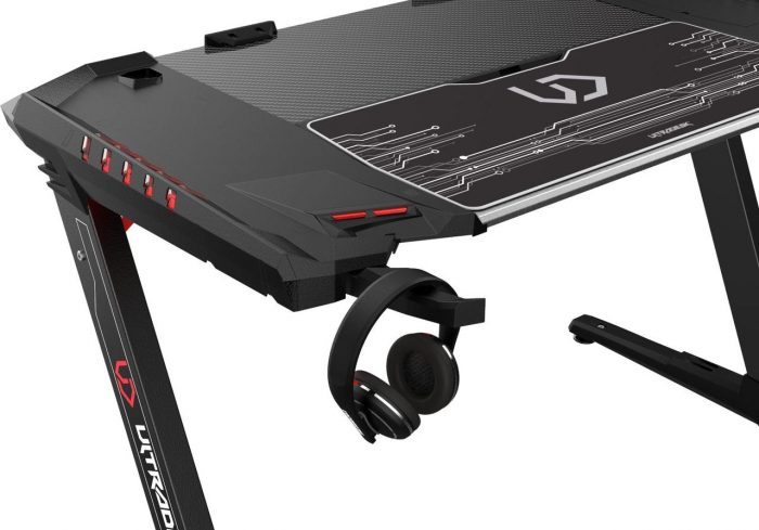 Геймерський  стіл Ultradesk ROCKET 128 см чорний Ідеальний вибір для сучасного офісу - Зображення 8