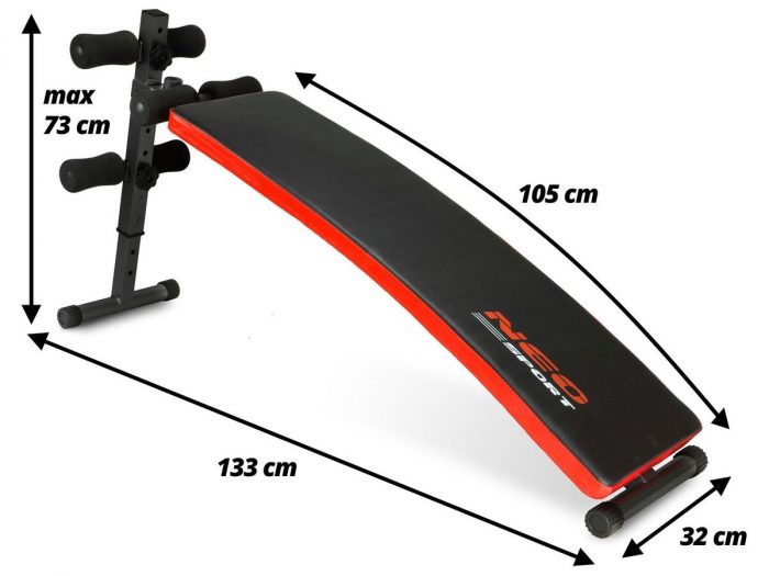 Похила тренажерна лава Neo-Sport NS-09 - Зображення 8