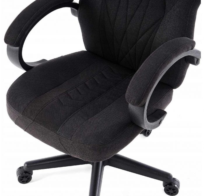 Геймерське крісло Sense7 Prism black тканина -комфорт та стиль для тривалих ігор - Зображення 5