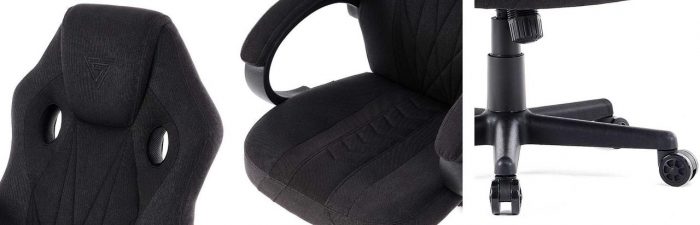 Геймерське крісло Sense7 Prism black тканина -комфорт та стиль для тривалих ігор - Зображення 6