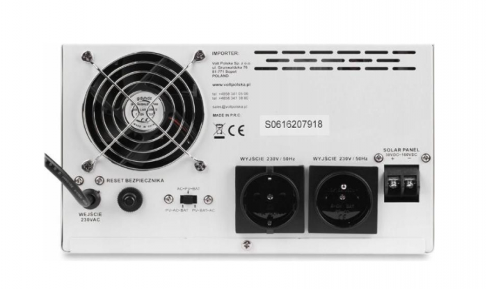 Перетворювач DC-AC Volt Polska Sinus Pro 2000 w потужний та надійний пристрій для стабільного живлення електроніки в будь-яких умовах - Зображення 2