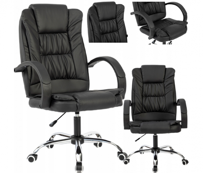 6545766932_w640_h640_choven-naduvnij-jilong-1 Офісне крісло CERLO чорне- елегантність та зручність - Зображення 1