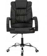 Офісне крісло CERLO чорне- елегантність та зручність - Зображення 4
