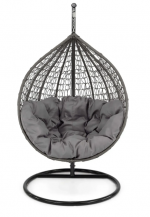Підвісне крісло Кокон EMWOmeble 100 см 110 кг Стильний комфорт для вашого інтер'єру та вулиці - Зображення 2