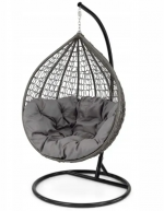 Підвісне крісло Кокон EMWOmeble 100 см 110 кг Стильний комфорт для вашого інтер'єру та вулиці - Зображення 3