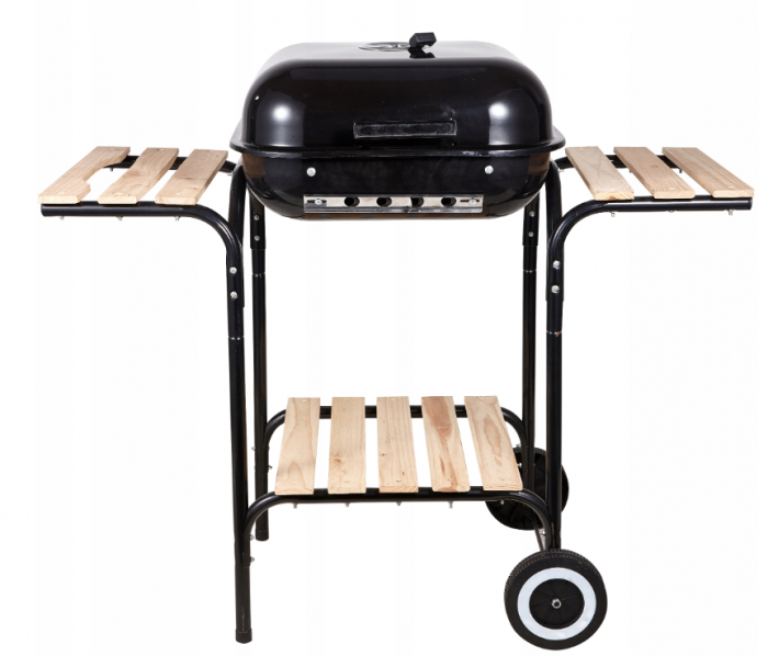 Великий садовий гриль Landgraf + полички зручність і комфорт для вашого барбекю - Зображення 3