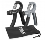 Набір еспандерів регульованих 5-60 кг Trex Sport TX-002HGB чорно-сірий