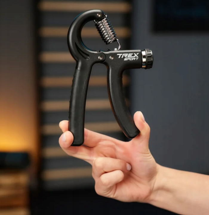 Набір еспандерів регульованих 5-60 кг Trex Sport TX-002HGB чорно-сірий - Зображення 5
