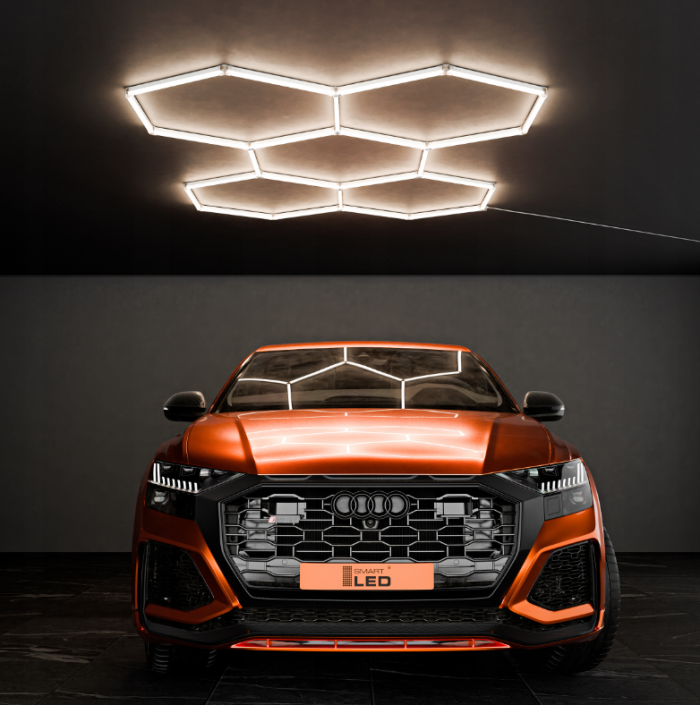 Стельовий світильник Smartled 298 х 209 см білий Елегантне освітлення для просторих приміщень - Зображення 3