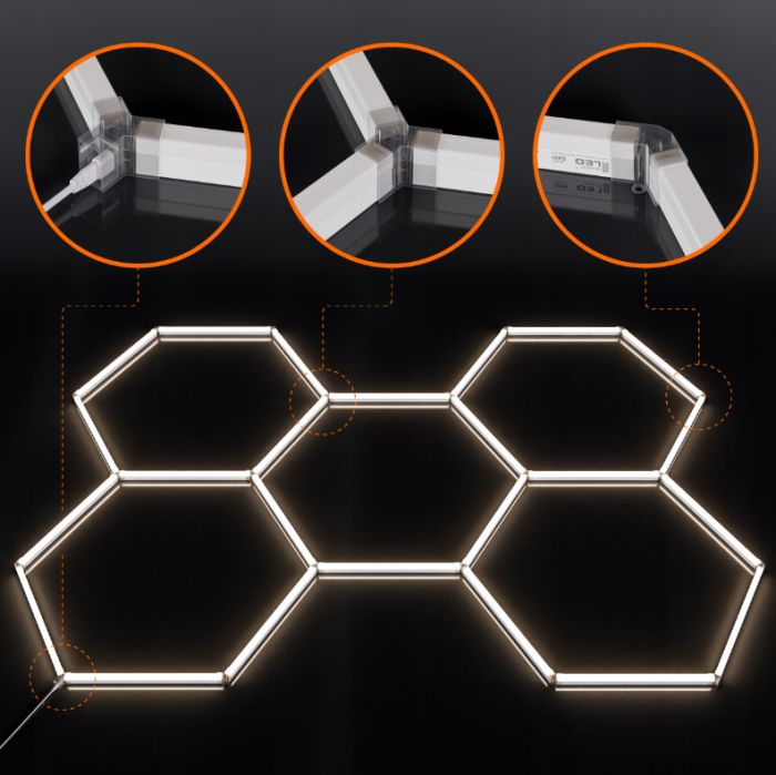 Стельовий світильник Smartled 298 х 209 см білий Елегантне освітлення для просторих приміщень - Зображення 5