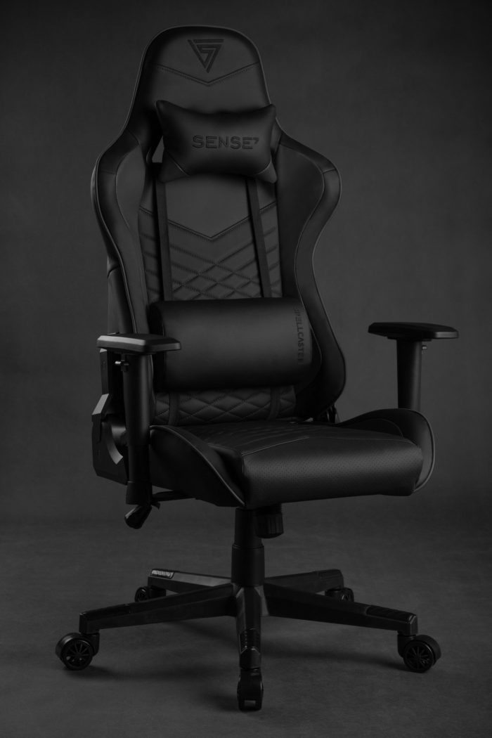 Крісло SENSE7 Spellcaster Black Елегантний дизайн та максимальний комфорт для геймерів - Зображення 6
