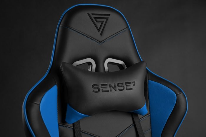 Крісло SENSE7 Spellcaster Black/Blue Динамічний дизайн та комфорт - Зображення 10