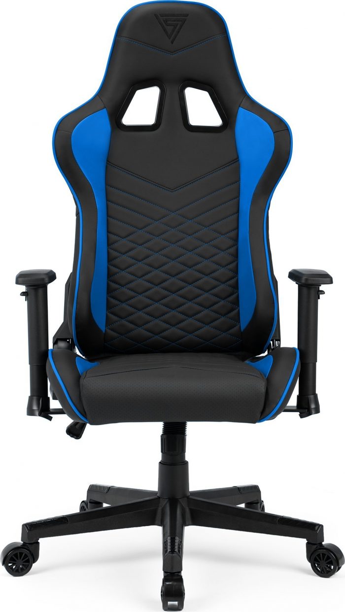 Крісло SENSE7 Spellcaster Black/Blue Динамічний дизайн та комфорт - Зображення 2