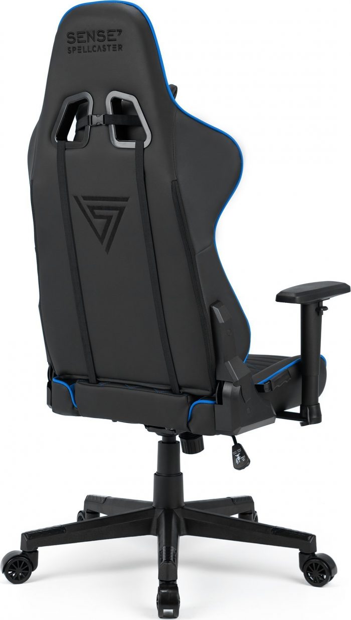Крісло SENSE7 Spellcaster Black/Blue Динамічний дизайн та комфорт - Зображення 4