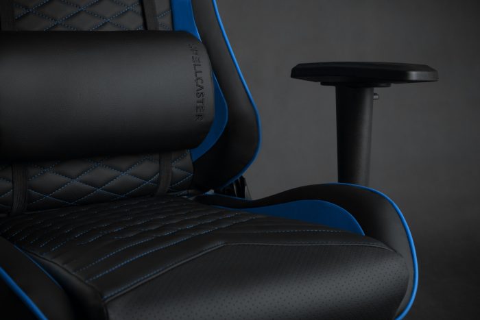 Крісло SENSE7 Spellcaster Black/Blue Динамічний дизайн та комфорт - Зображення 8