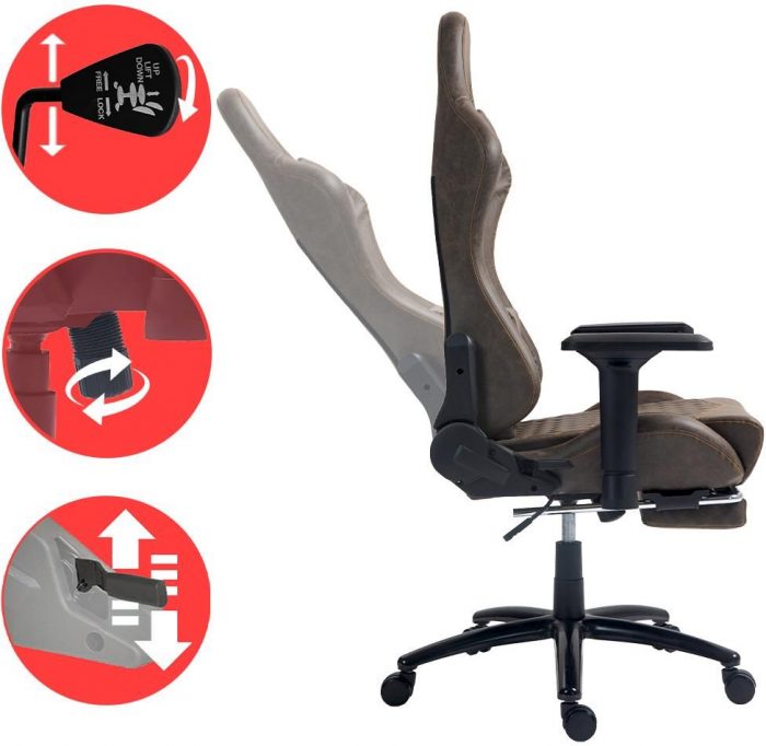 7ed1564a-8ba8-4fe5-882f-03b8b588bec0_i-lynxer-prestige-brazowy Геймерське крісло Lyner chairs екошкіра чорна максимальний комфорт - Зображення 5