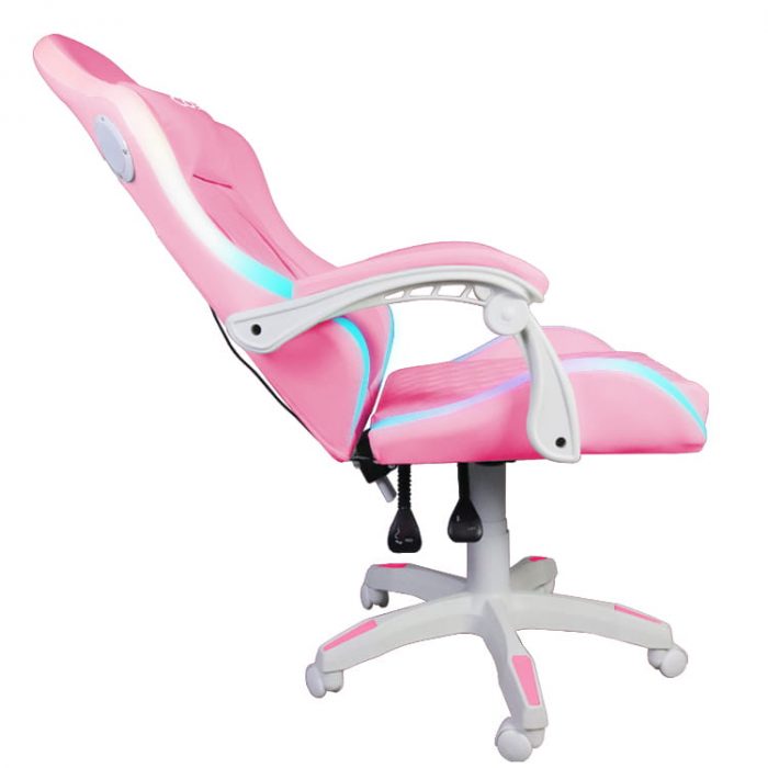 Ігрове крісло RGB + BT з колонками WS8151 Pink - Зображення 2