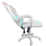 Ігрове крісло RGB + BT з колонками WS8153 White - Зображення 4
