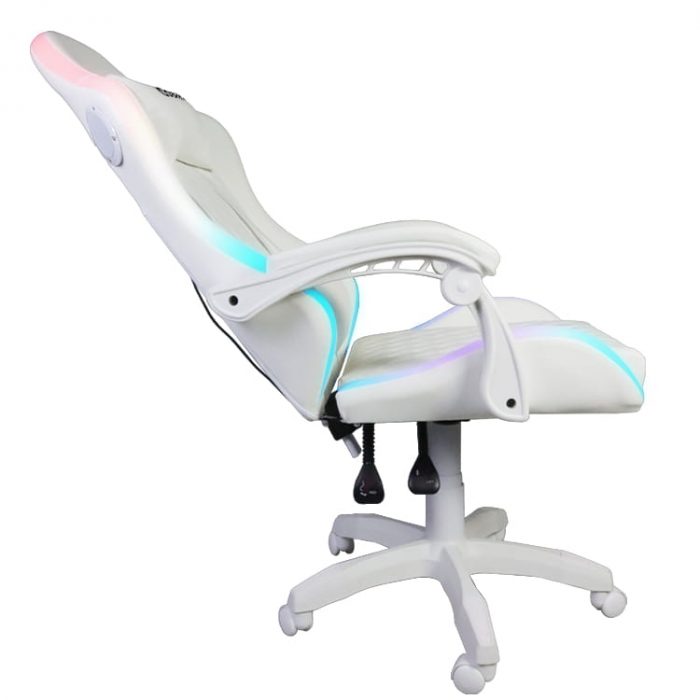 Ігрове крісло RGB + BT з колонками WS8153 White - Зображення 4