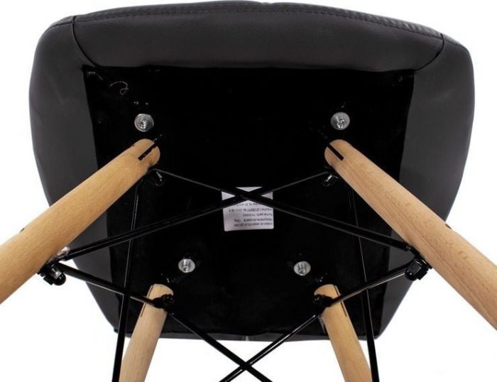 Крісло MUFART ELVA 3325 екошкіра чорне Елегантність і комфорт - Зображення 7