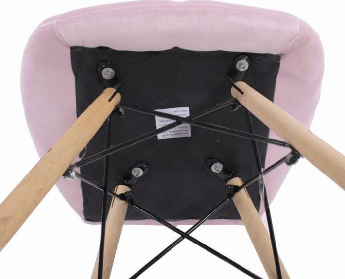 Крісло MUFART ELVA 3404 світло-рожевий оксамит - Зображення 6