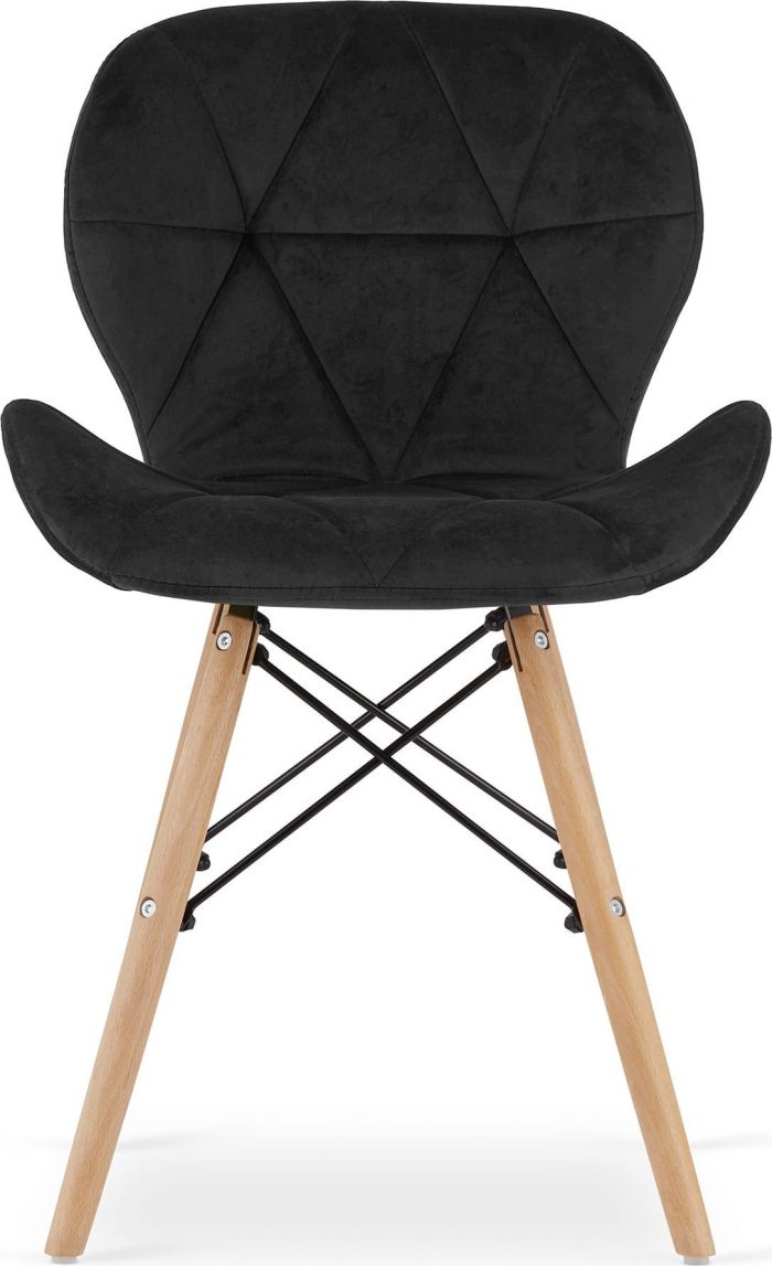 Крісло MUFART ELVA 3372 чорний оксамит Вишукана розкіш - Зображення 2