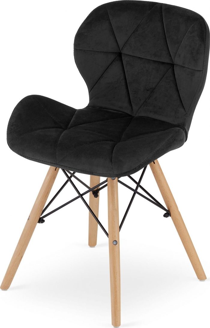 Крісло MUFART ELVA 3372 чорний оксамит Вишукана розкіш - Зображення 5