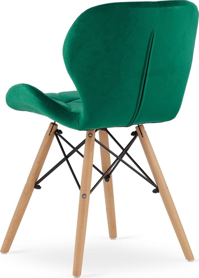 Крісло MUFART ELVA 3371 зелений оксамит Вишуканий дизайн та комфорт - Зображення 3