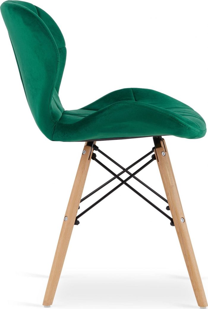 Крісло MUFART ELVA 3371 зелений оксамит Вишуканий дизайн та комфорт - Зображення 4
