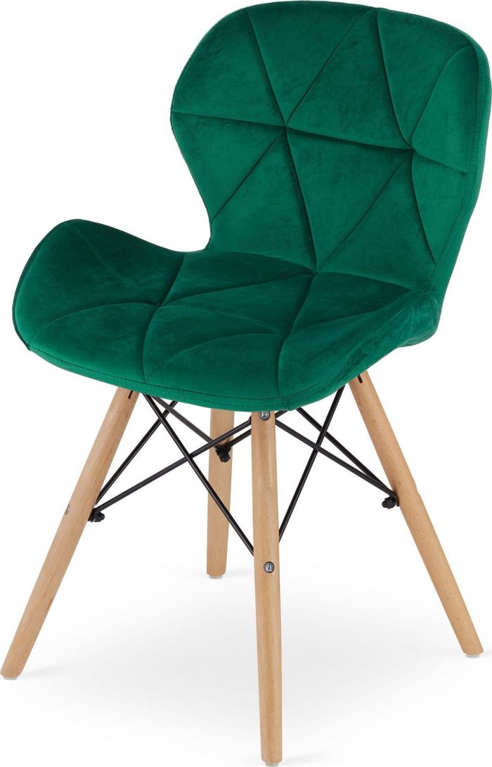 Крісло MUFART ELVA 3371 зелений оксамит Вишуканий дизайн та комфорт - Зображення 5