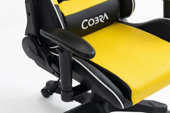КРІСЛО COBRA Rebel CR201, жовто-чорне - Зображення 8