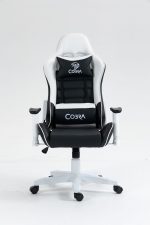 КРІСЛО COBRA Rebel CR202 біло-чорне для геймерів - Зображення 2